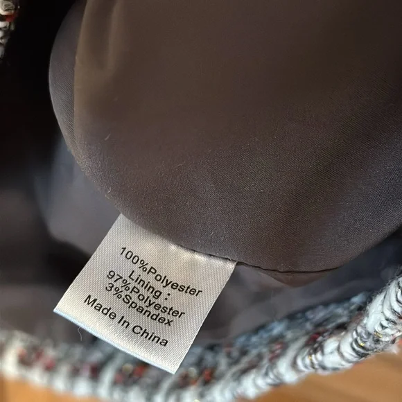 Tuckernuck Tweed Mini Dress - Red, Black, White - Picture 7 of 12